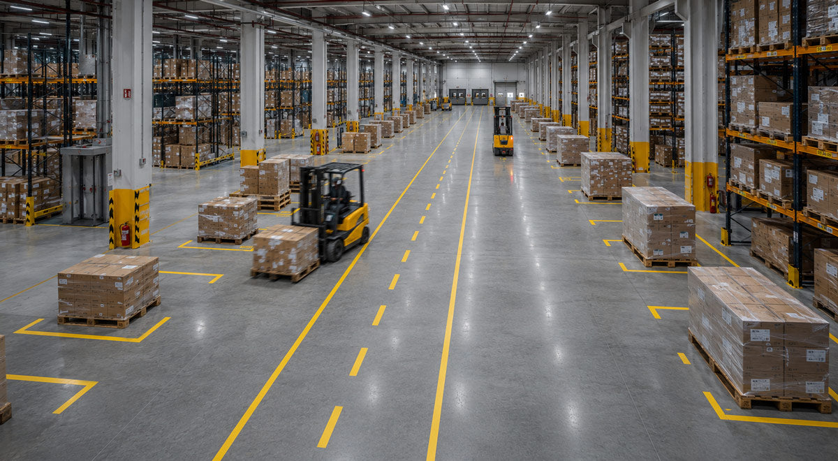 Bodenmarkierung in Industrie und Logistik 2026